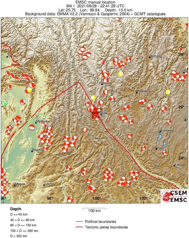 Regional moment Tensor