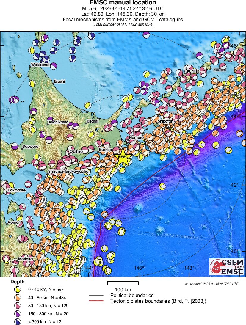 Regional moment Tensor