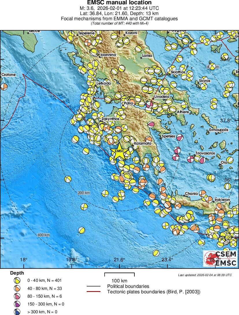 Regional moment Tensor