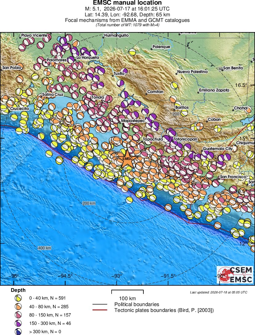 Regional moment Tensor