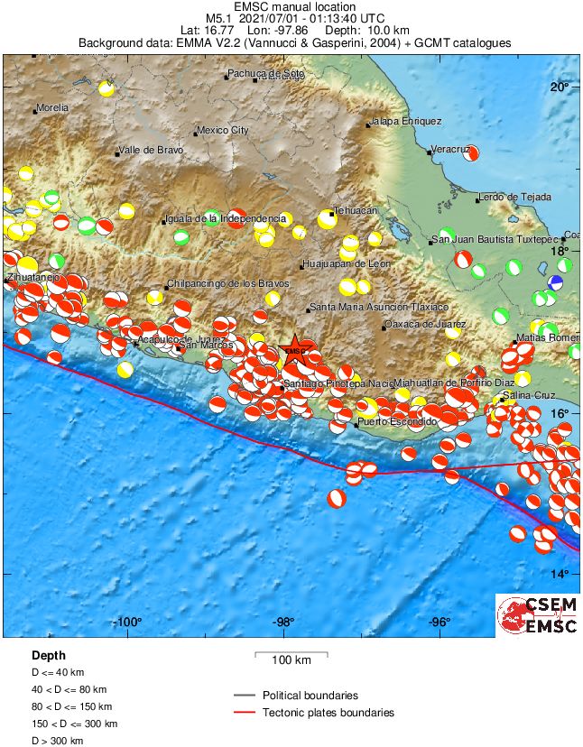 Regional moment Tensor