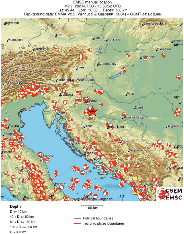 Regional moment Tensor