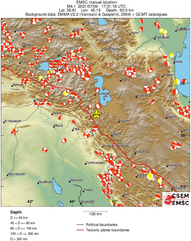 Regional moment Tensor