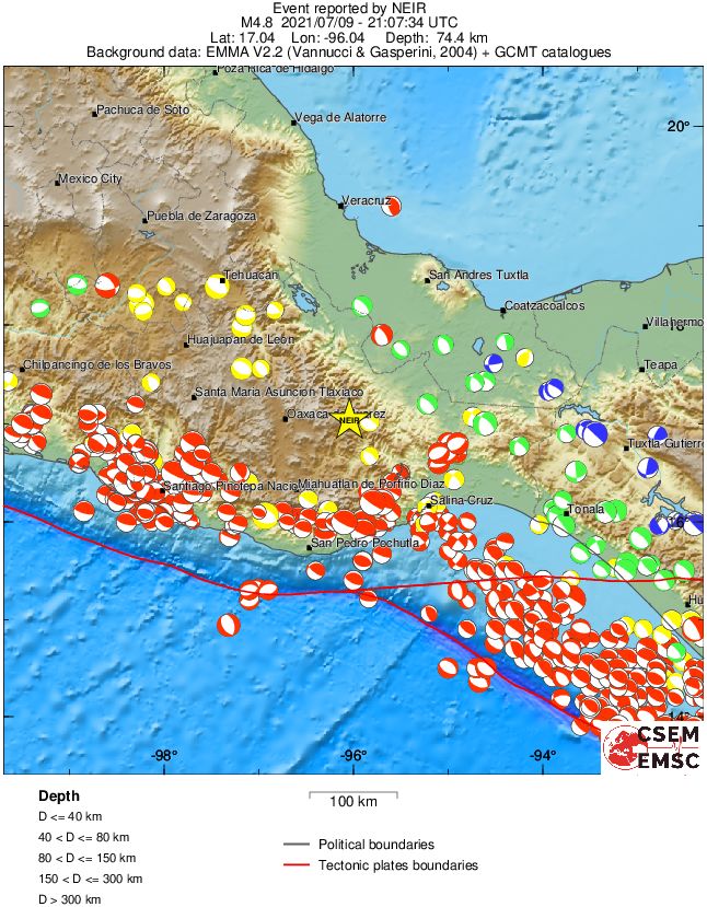 Regional moment Tensor