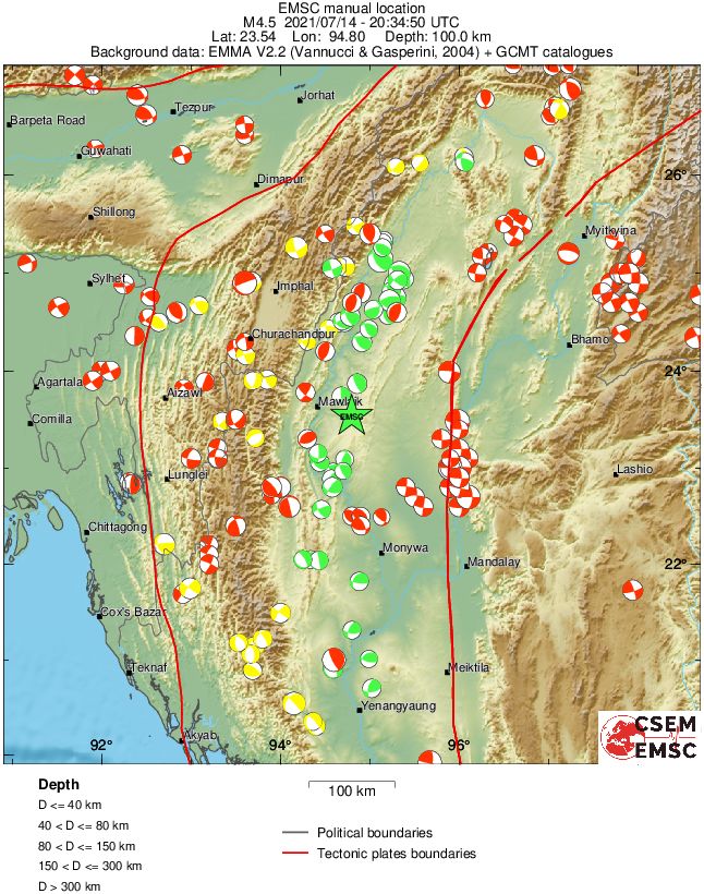 Regional moment Tensor