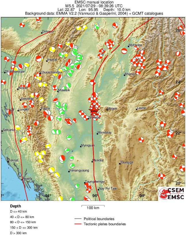Regional moment Tensor