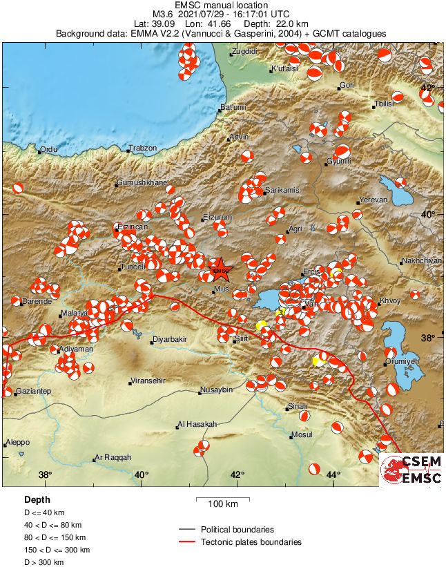 Regional moment Tensor