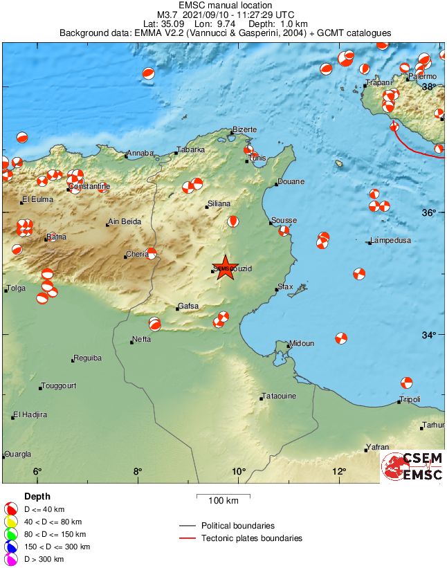 Regional moment Tensor