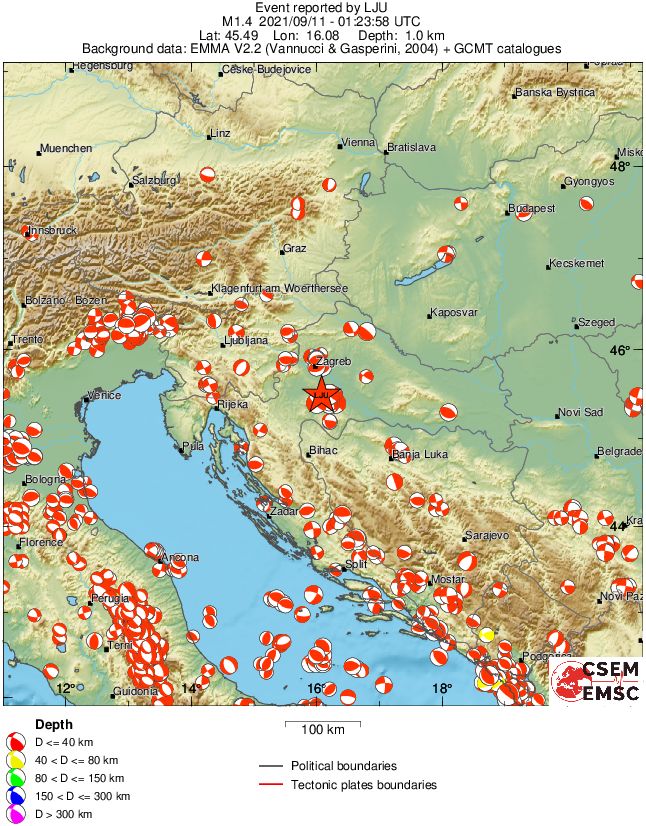 Regional moment Tensor
