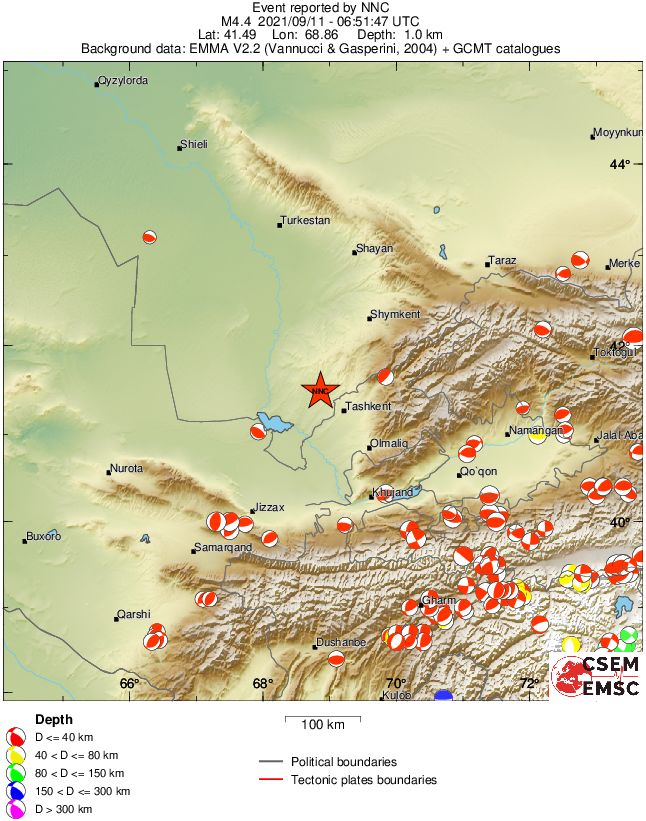 Regional moment Tensor