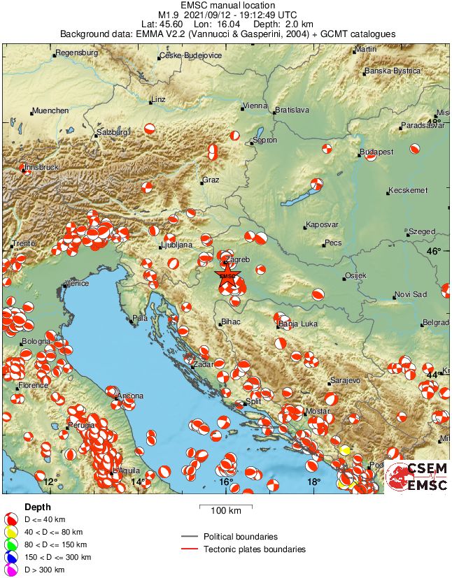 Regional moment Tensor