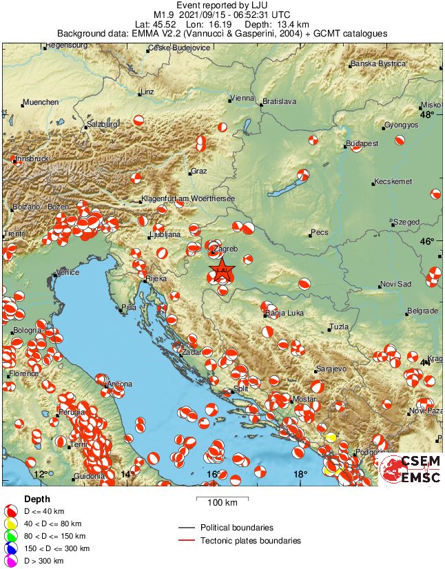 Regional moment Tensor