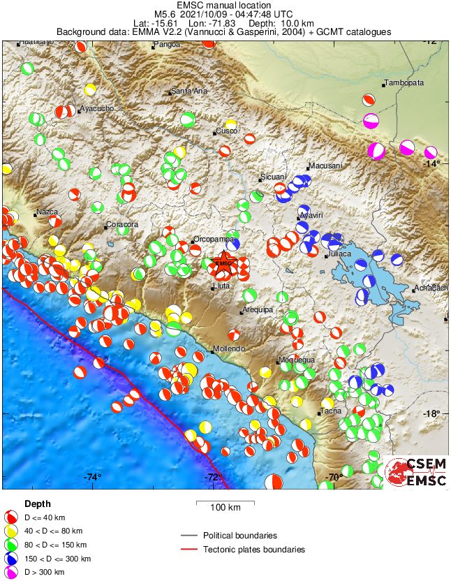 Regional moment Tensor