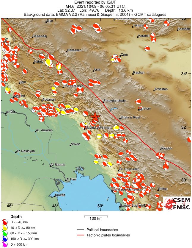 Regional moment Tensor