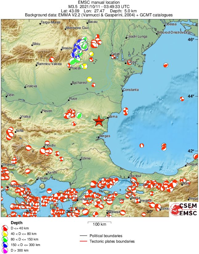 Regional moment Tensor