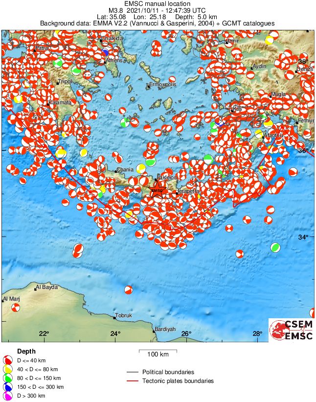 Regional moment Tensor