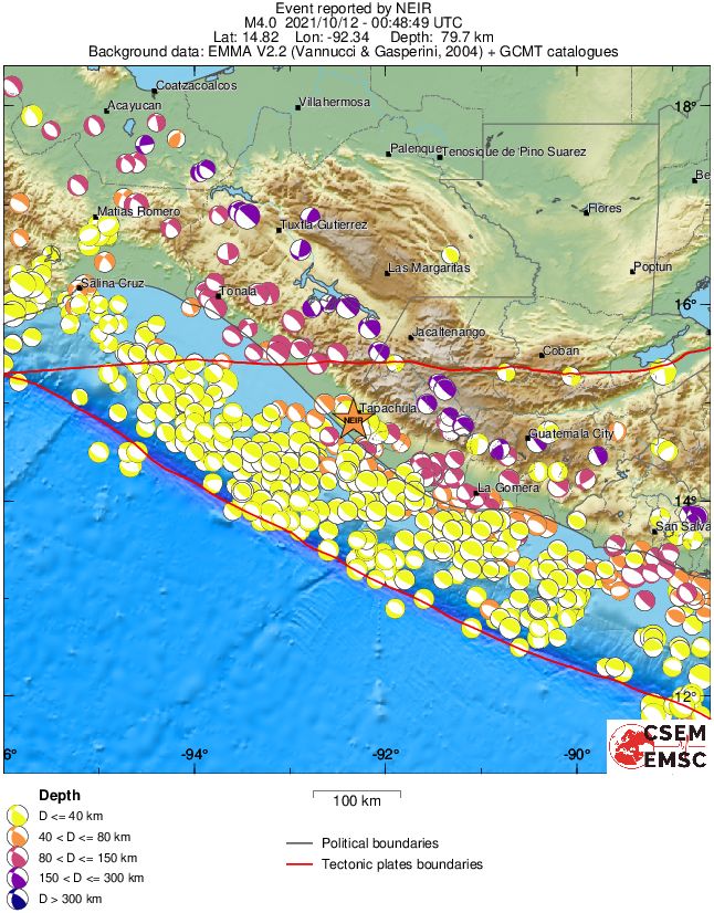 Regional moment Tensor