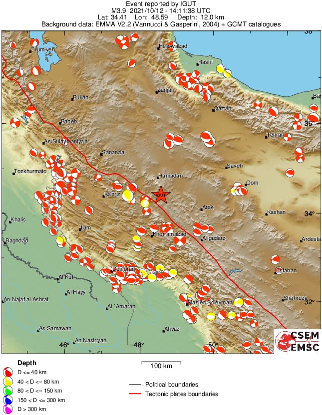 Regional moment Tensor