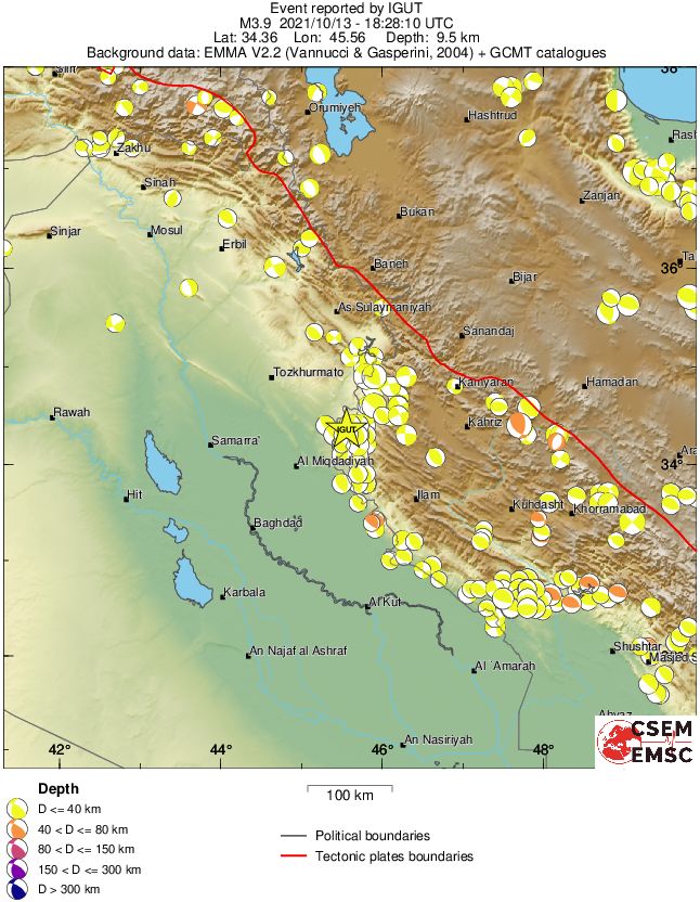 Regional moment Tensor