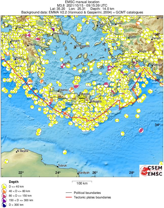 Regional moment Tensor