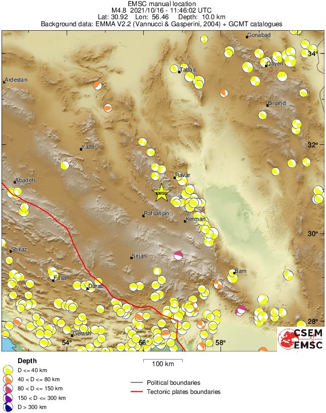 Regional moment Tensor