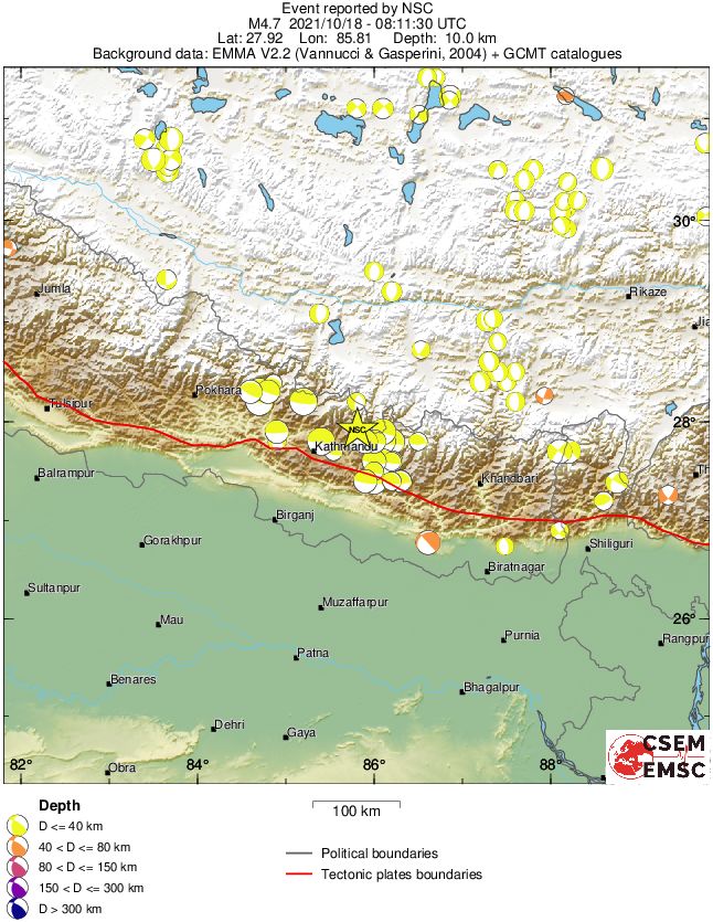 Regional moment Tensor
