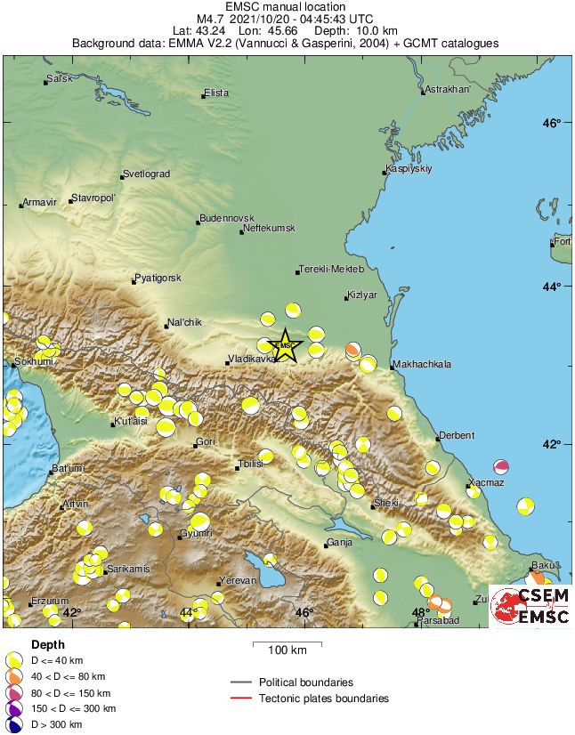 Regional moment Tensor