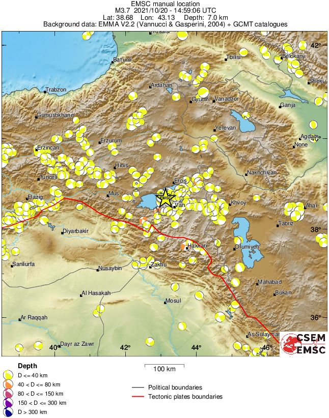 Regional moment Tensor