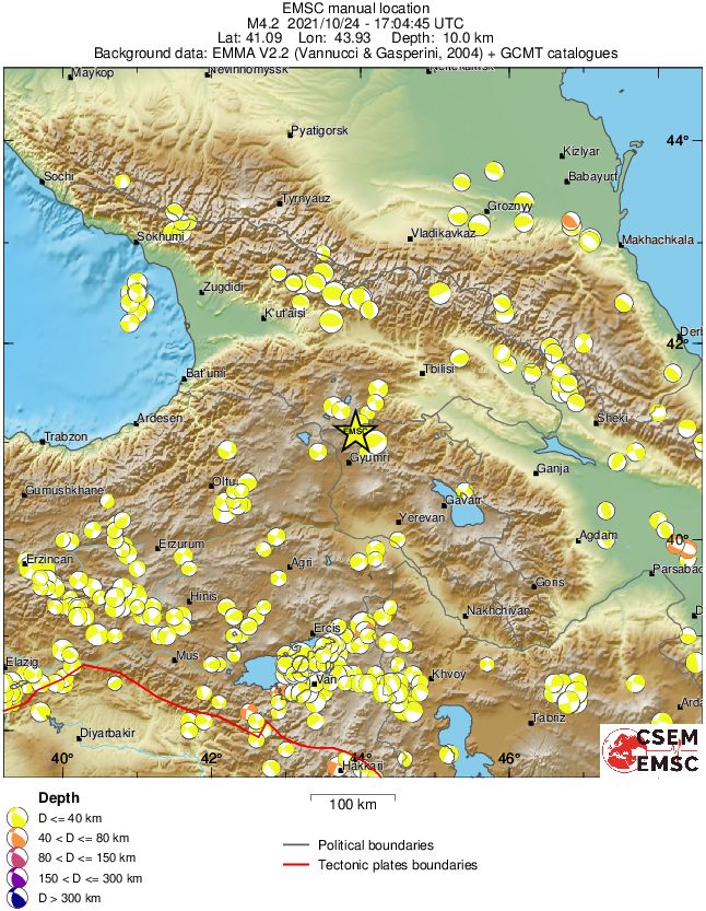 Regional moment Tensor