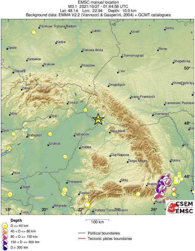 Regional moment Tensor