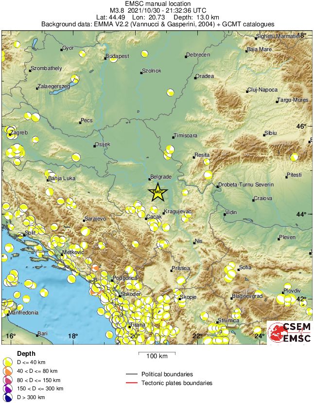 Regional moment Tensor
