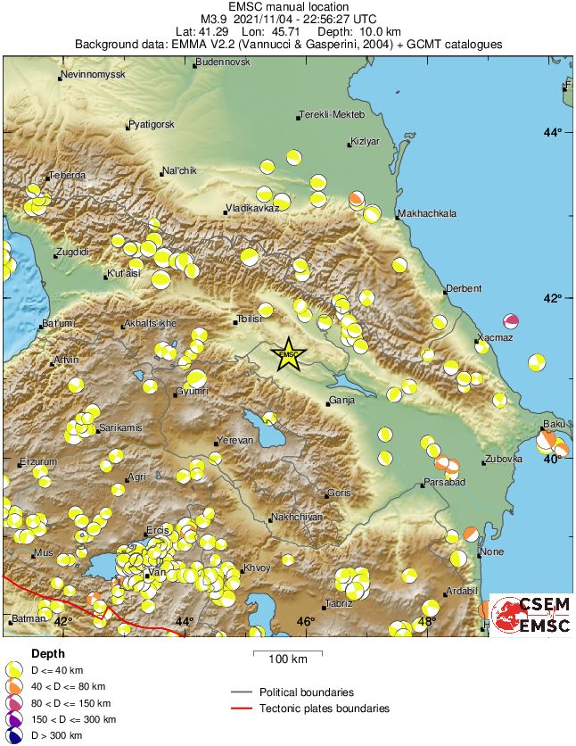 Regional moment Tensor
