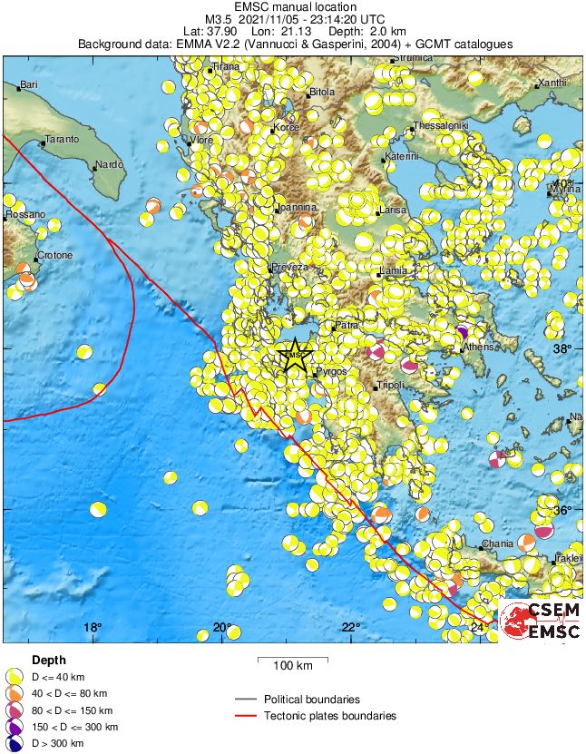 Regional moment Tensor