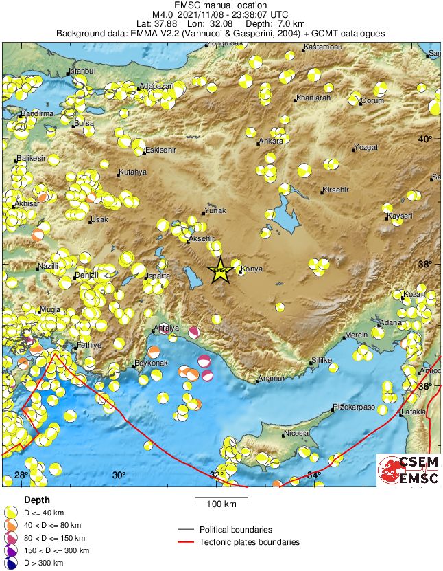 Regional moment Tensor