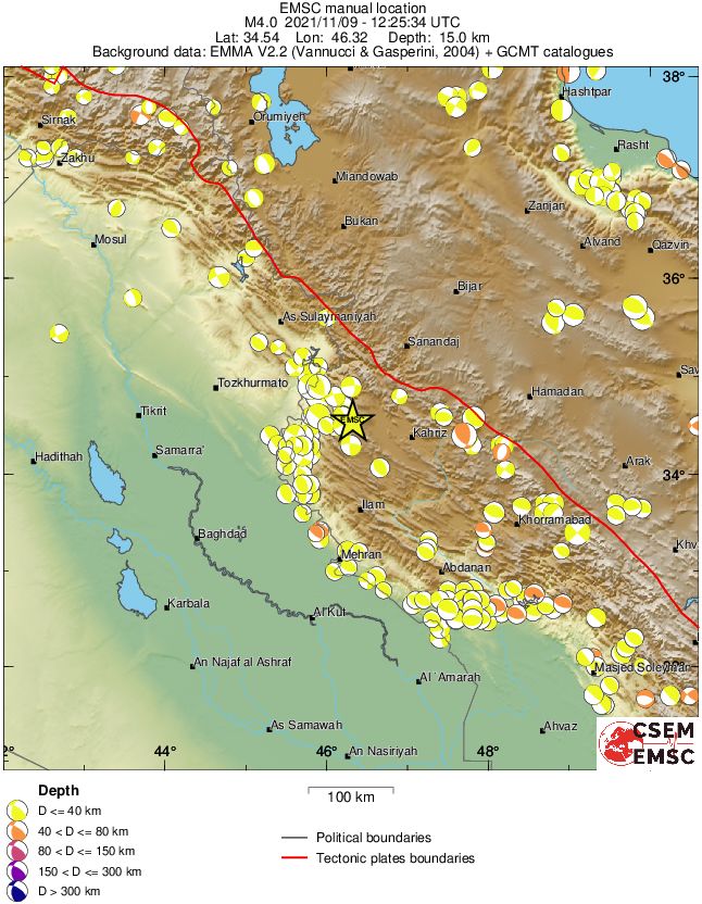 Regional moment Tensor