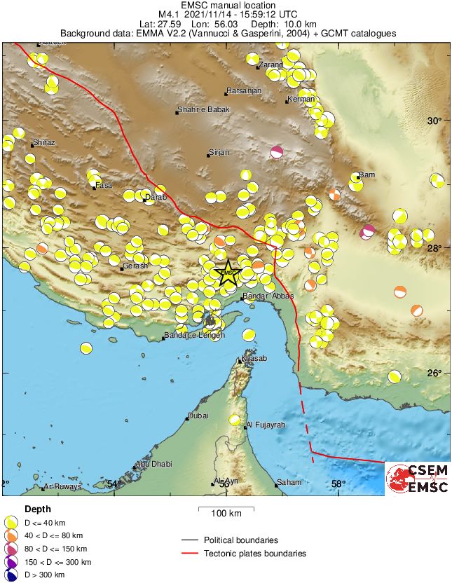 Regional moment Tensor