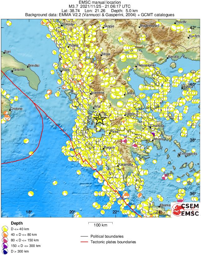 Regional moment Tensor