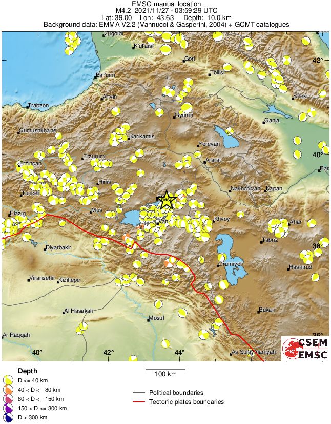 Regional moment Tensor