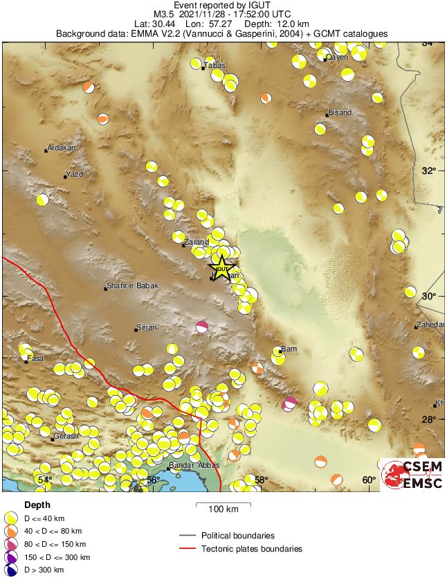 Regional moment Tensor