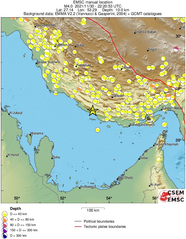 Regional moment Tensor