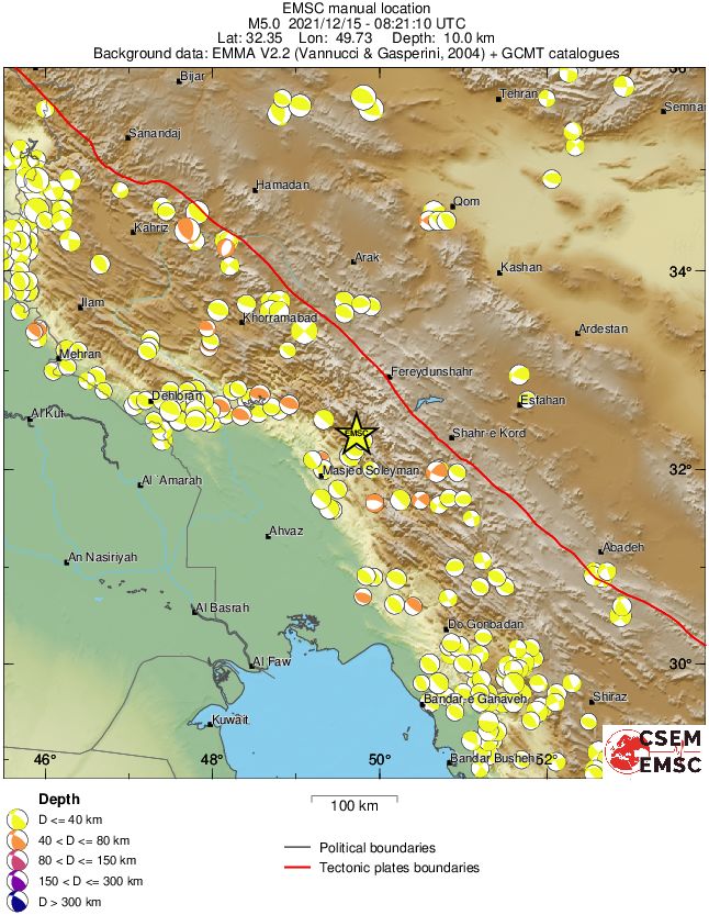 Regional moment Tensor