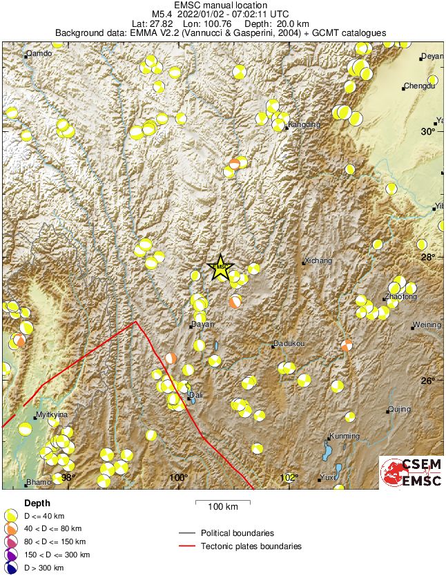 Regional moment Tensor