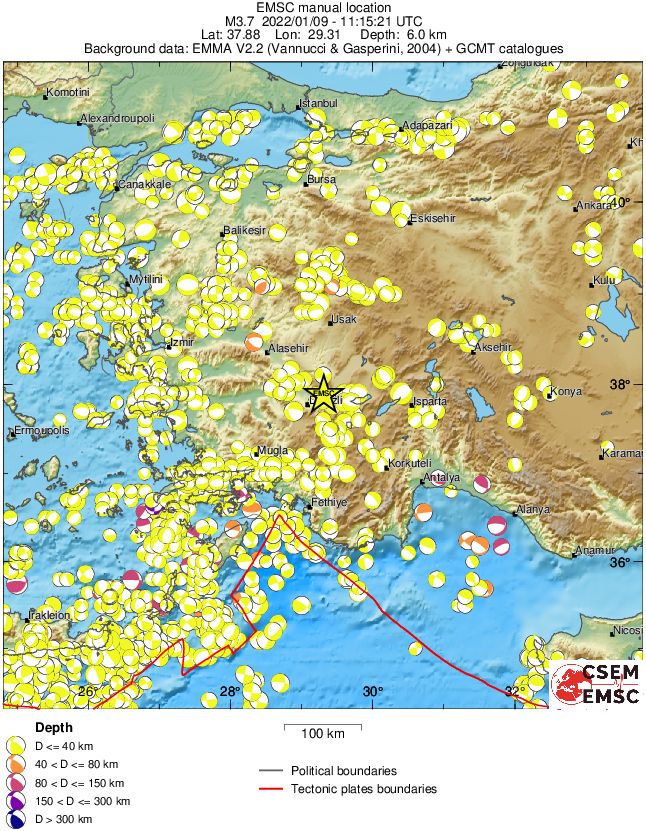 Regional moment Tensor
