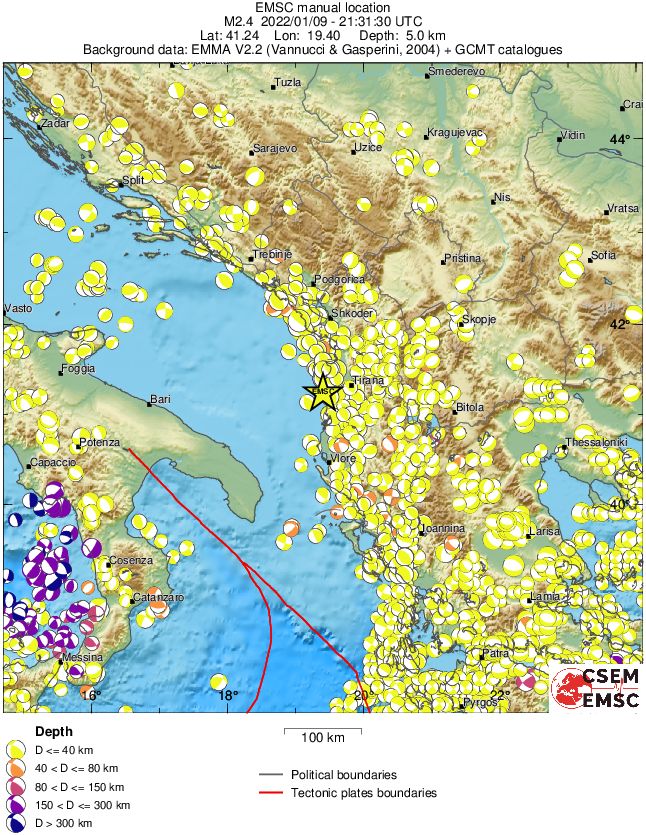 Regional moment Tensor