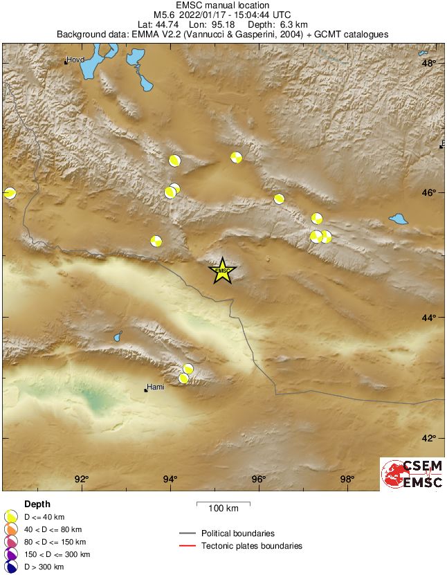 Regional moment Tensor