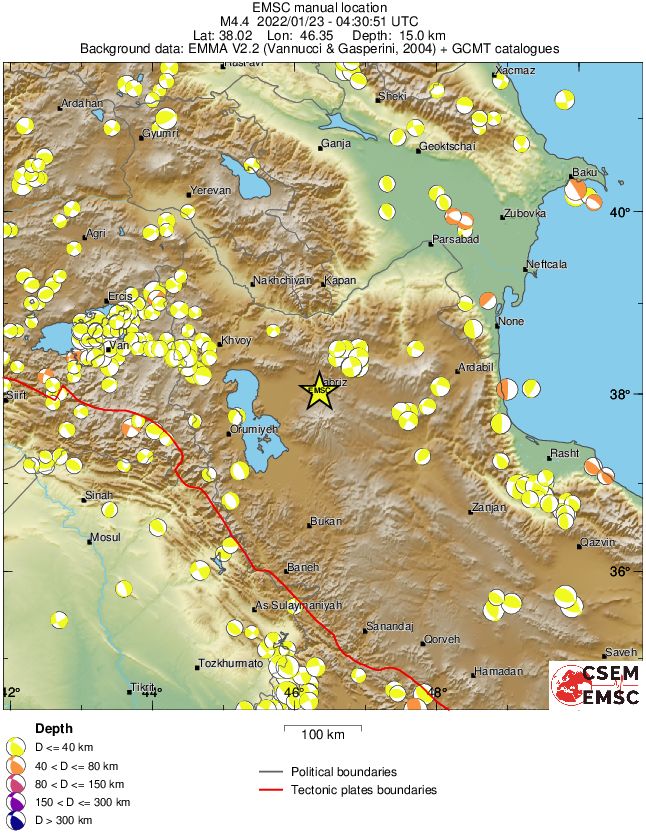 Regional moment Tensor