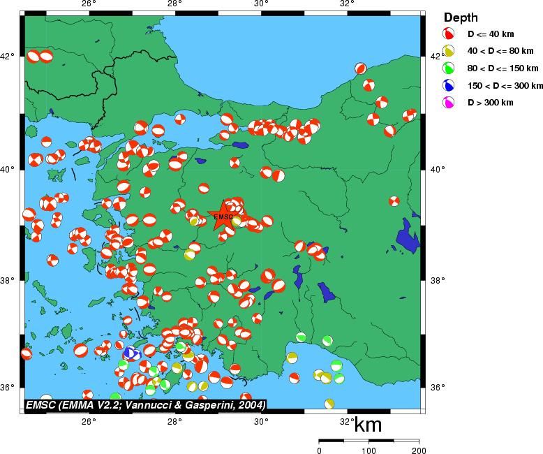 Regional moment Tensor