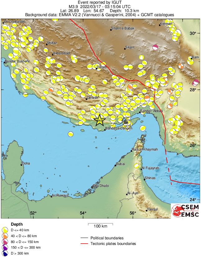Regional moment Tensor