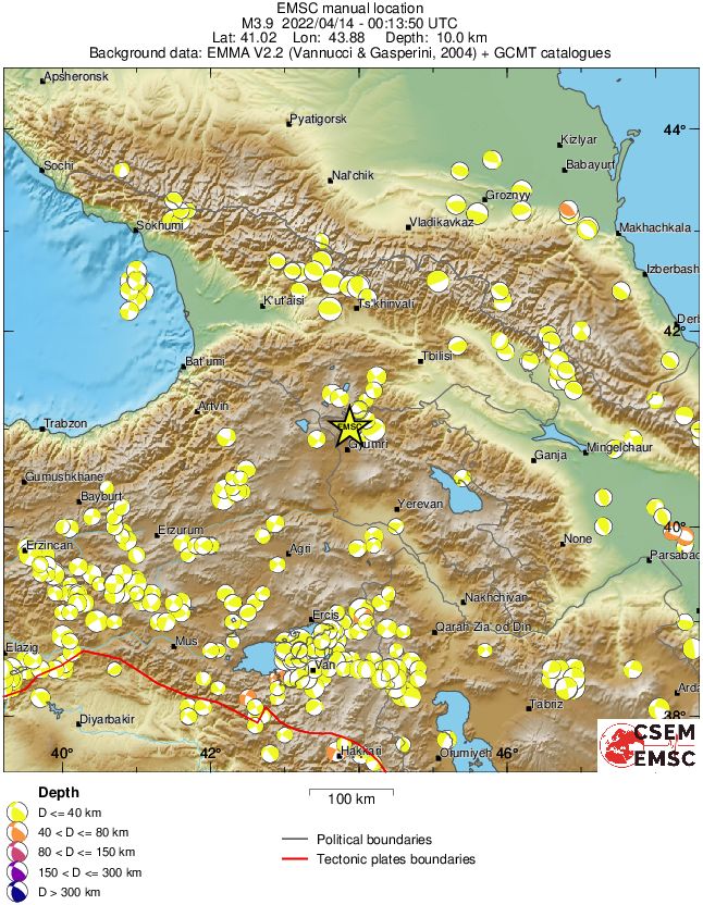 Regional moment Tensor