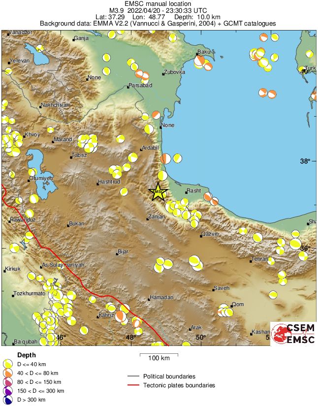Regional moment Tensor